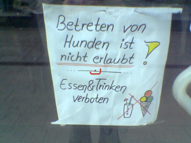 Hunde nicht betreten!